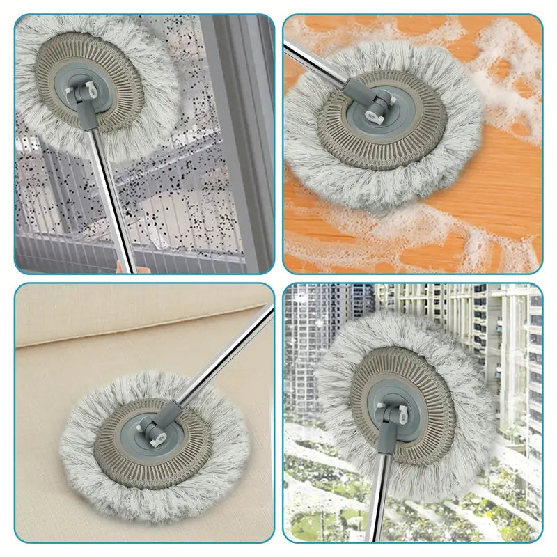 SimpluAcasa™ Mop pentru curatarea prafului lungime maner ajustabila 45 - 180 — Confort Practic Pentru Casa Ta