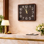 SimpluAcasa™ Ceas de perete silentios 35 cm mecanism quartz cifre mari — Confort Practic Pentru Casa Ta