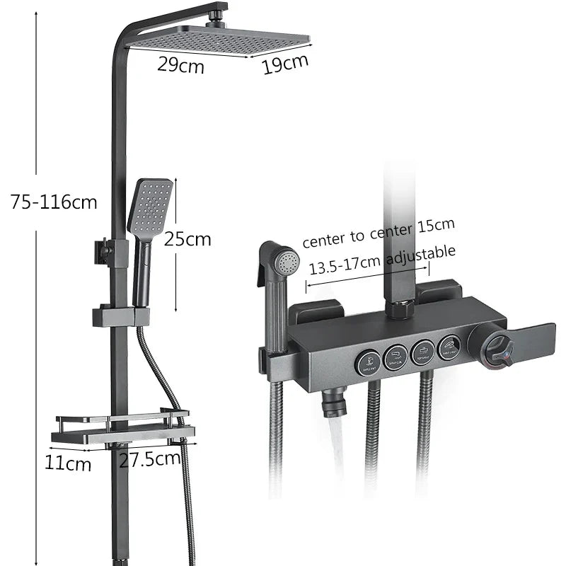 SimpluAcasa™ Coloana dus premium — Confort Practic Pentru Casa Ta