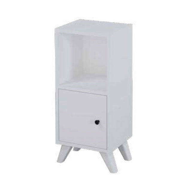 SimpluAcasa™ Noptiera Corfu compacta cu sertar si raft noptiera dormitor 40 — Confort Practic Pentru Casa Ta