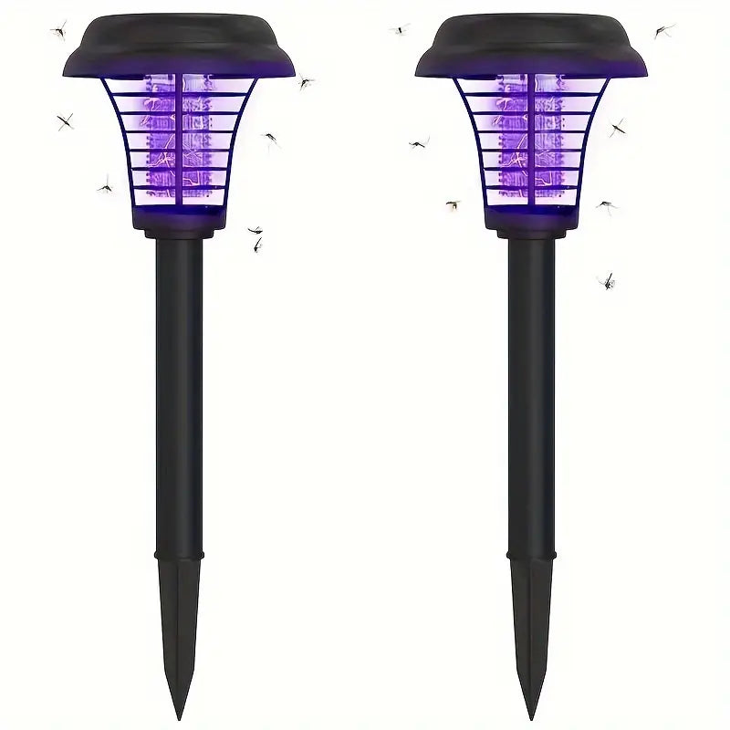 SimpluAcasa™ Set 2 Lampi solare LED si capcana pentru insecte — Lucrări Mai Simple și Eficiente