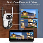 SimpluAcasa™ Camera supraveghere WiFi dual-lens 6MP cu vedere panoramica 360° — Control și Siguranță Zi de Zi