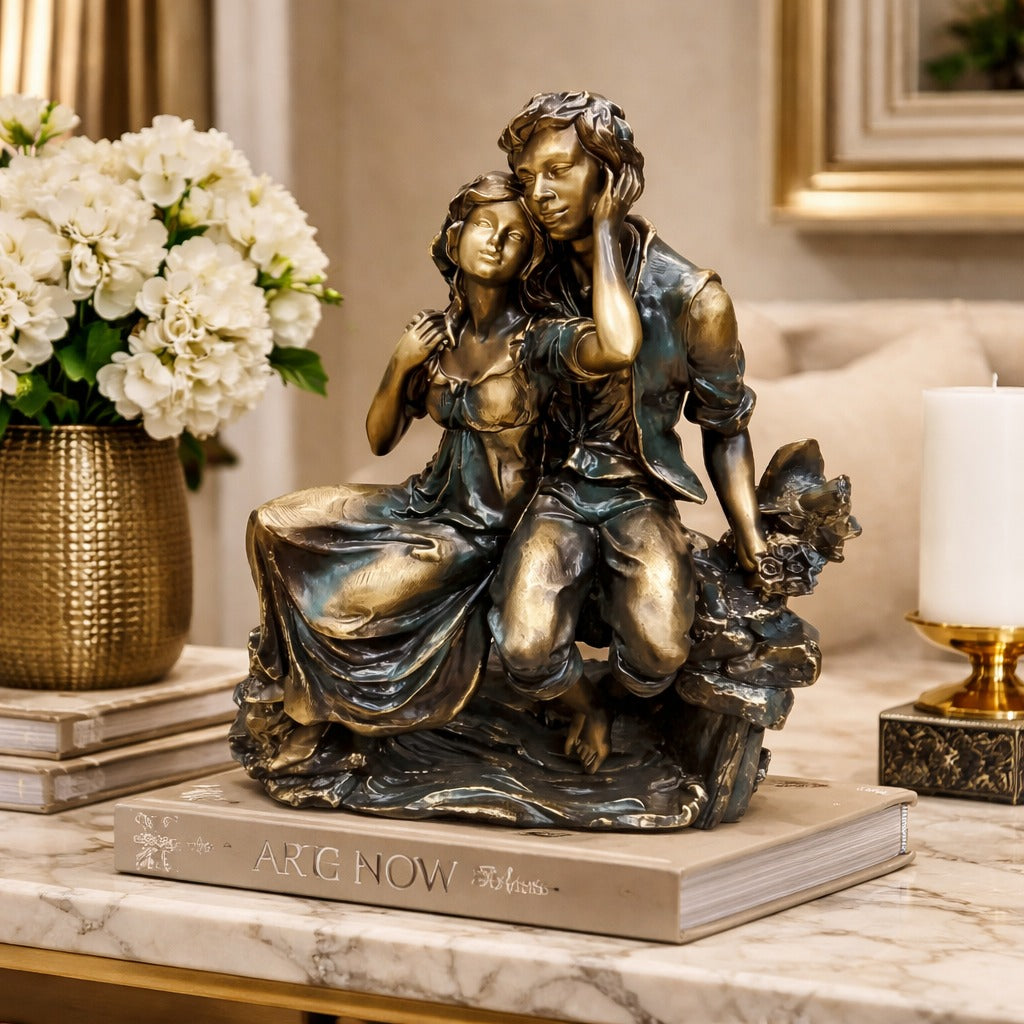 SimpluAcasa™ decorativa cuplu romantic – eleganta si emotie in detalii fine — Confort Practic Pentru Casa Ta Imagine secundară a produsului