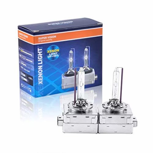 Set 2 becuri xenon D3S 6000K 35W SuperVision +200% Imagine principală a produsului