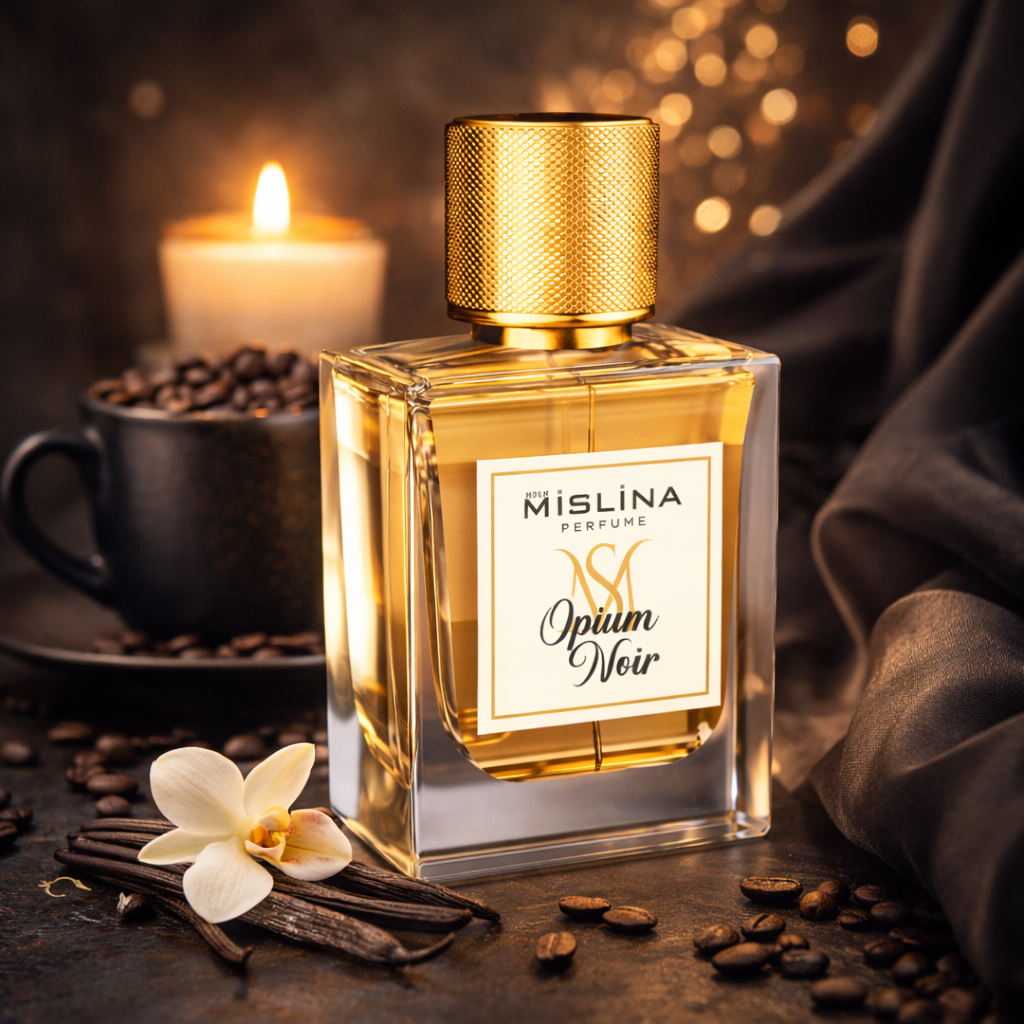 Parfum Mislina Damă Opium Noir 50ml – Inspirat din Black Opium, M008