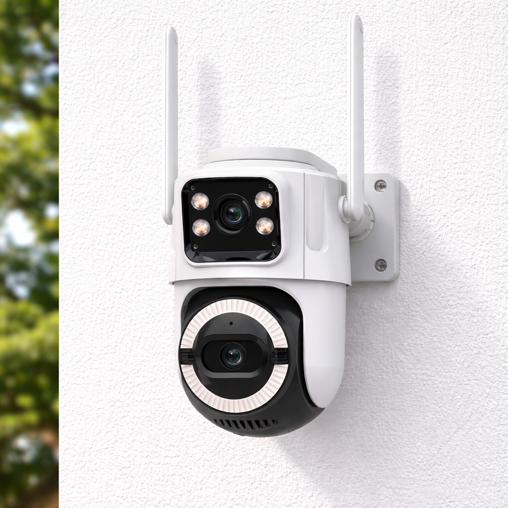 SimpluAcasa™ Camera supraveghere WiFi dual-lens 6MP cu vedere panoramica 360° — Control și Siguranță Zi de Zi Imagine principală a produsului