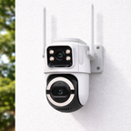 SimpluAcasa™ Camera supraveghere WiFi dual-lens 6MP cu vedere panoramica 360° — Control și Siguranță Zi de Zi