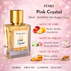 Parfum Mislina Damă Pink Crystal 50ml – Inspirat din Bright Crystal, M007