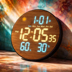 SimpluAcasa™ Ceas digital LED de perete 26 cm — Confort Practic Pentru Casa Ta