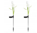 SimpluAcasa™ Set 2 lampi Solare Gradina Tip Lalea – 30 cm — Lucrări Mai Simple și Eficiente