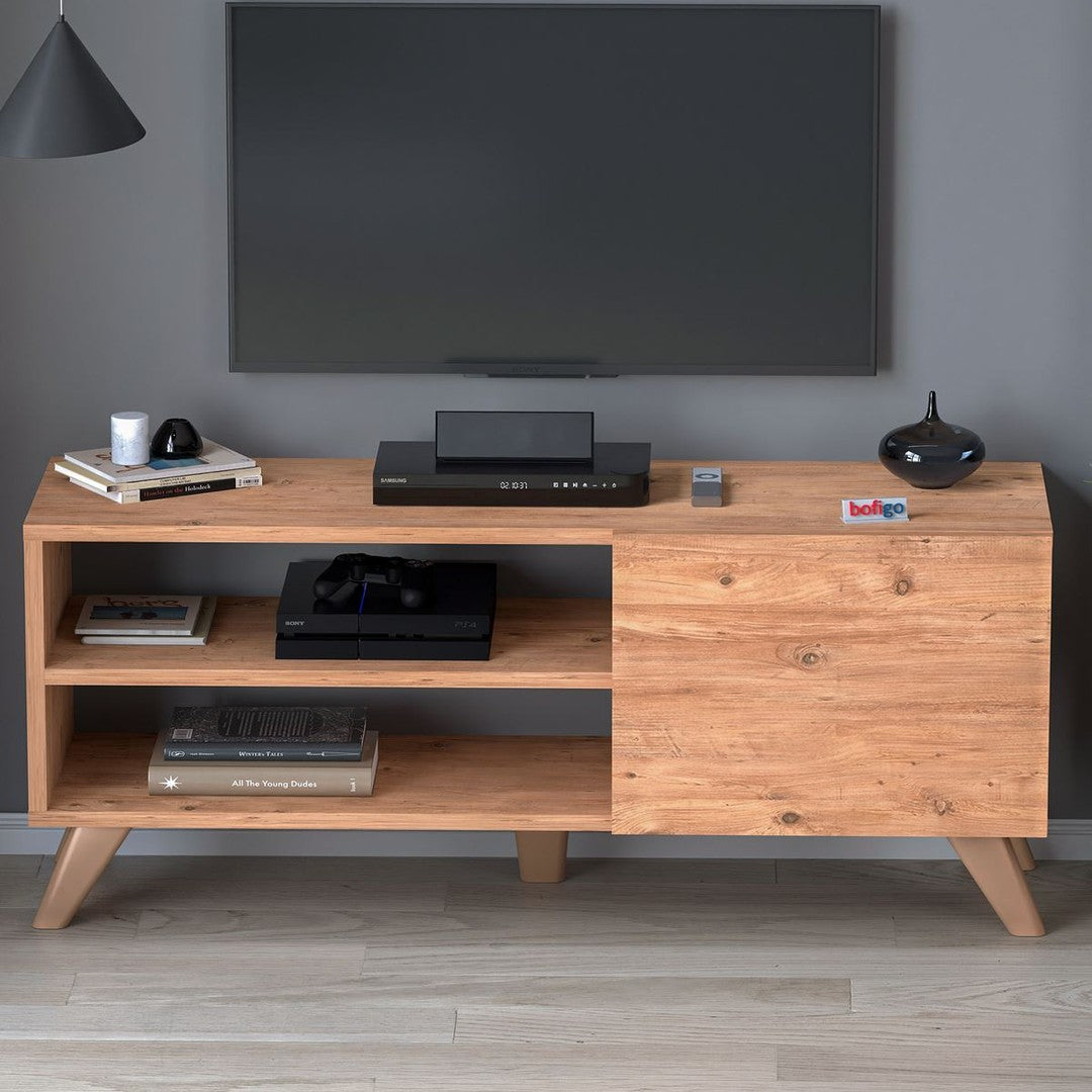 SimpluAcasa™ Comoda TV Malta 100 cm 100 cm PAL 18 mm — Confort Practic Pentru Casa Ta