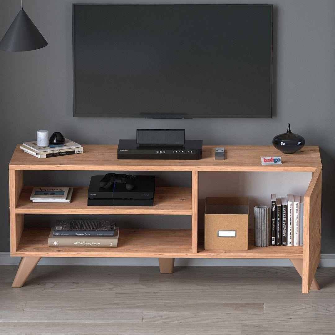 SimpluAcasa™ Comoda TV Malta 100 cm 100 cm PAL 18 mm — Confort Practic Pentru Casa Ta