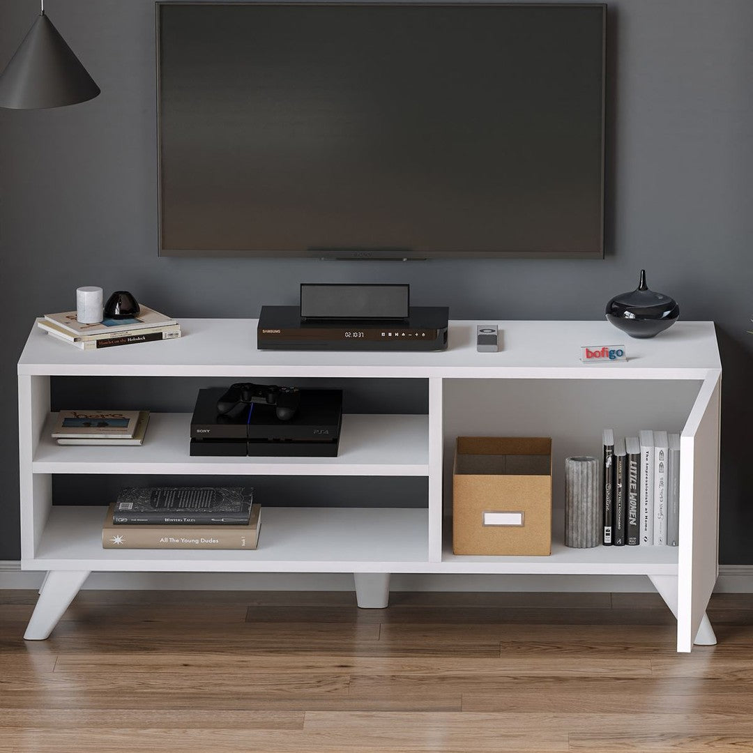 SimpluAcasa™ Comoda TV Malta 100 cm 100 cm PAL 18 mm — Confort Practic Pentru Casa Ta Imagine secundară a produsului