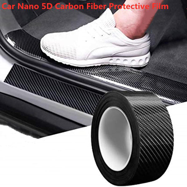 Folie de protectie carbon 3D, rola 7cm x 5m Imagine principală a produsului