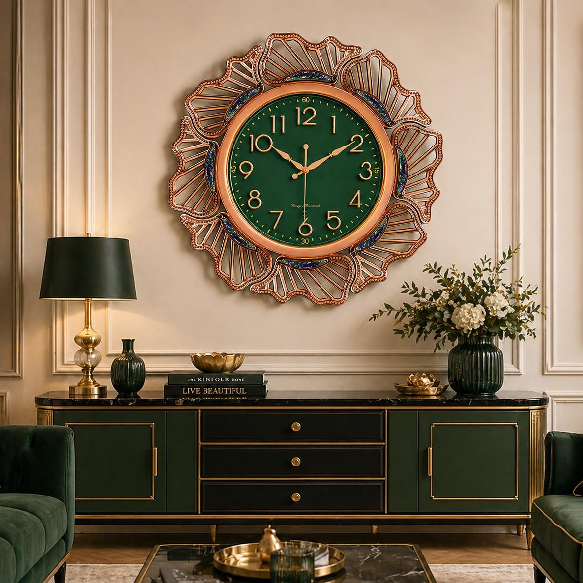 SimpluAcasa™ Ceas de perete modern decorativ 57 cm design elegant cu — Confort Practic Pentru Casa Ta