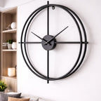 SimpluAcasa™ Ceas de perete modern minimalist – metal – design circular — Confort Practic Pentru Casa Ta
