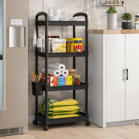 SimpluAcasa™ Raft organizator cu 4 niveluri — Confort Practic Pentru Casa Ta Imagine secundară a produsului