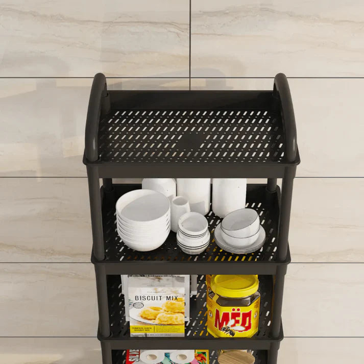SimpluAcasa™ Raft organizator cu 4 niveluri — Confort Practic Pentru Casa Ta