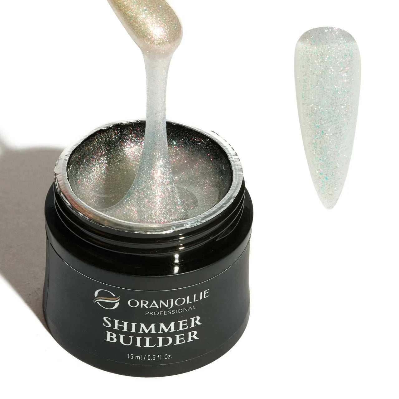 Shimmer Builder Gel, 15 ml, Rainbow Glittery, OR69 Imagine principală a produsului