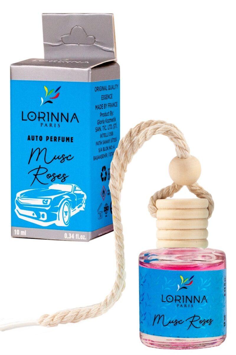 Odorizant Auto, Parfum Concentrat, Lorinna Musc Roses, 10 ml, Inspirat din Montale Roses Musk