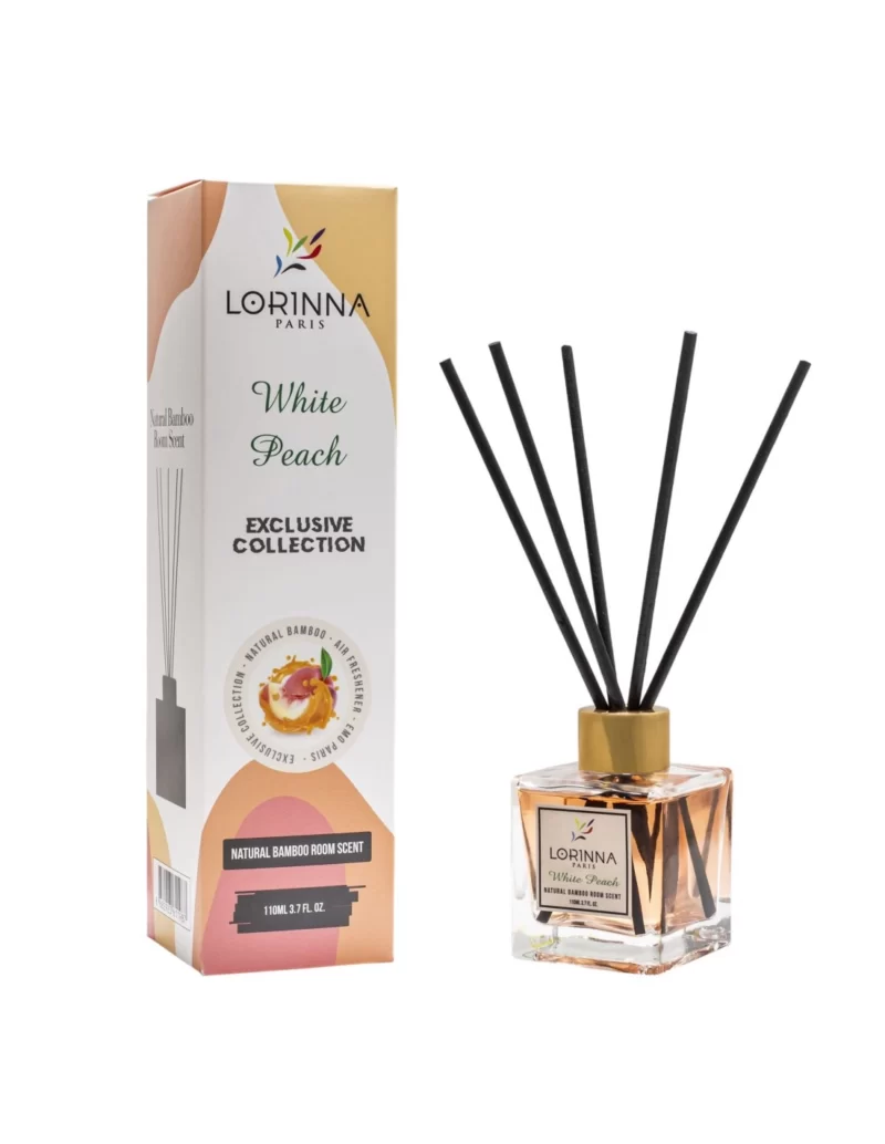 Odorizant de Camera Lorinna Paris White Peach, Aroma Piersica Alba, 110 ml, LR515